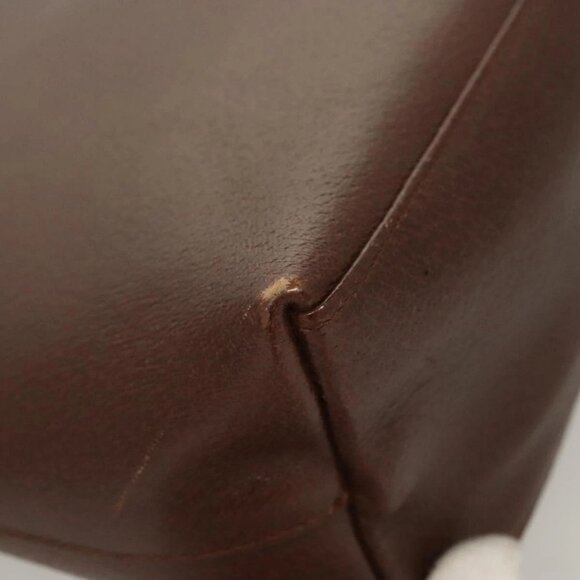 GUCCI Bamboo Shoulder Bag Leather Brown Gold 001 1880 Auth am8464 - Picture 5 of 16